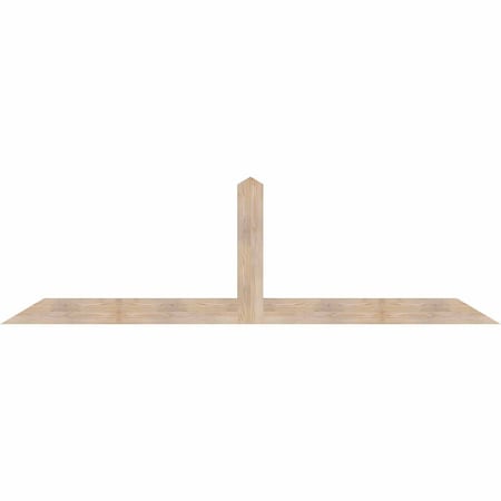 Ekena Millwork Portland Smooth Timber Gable Bracket, Douglas Fir, 108"W x 31 1/2"H x 3 1/2"D x 5 1/2"F, 7/12 Pitch GBW108X31X0406POR00SDF